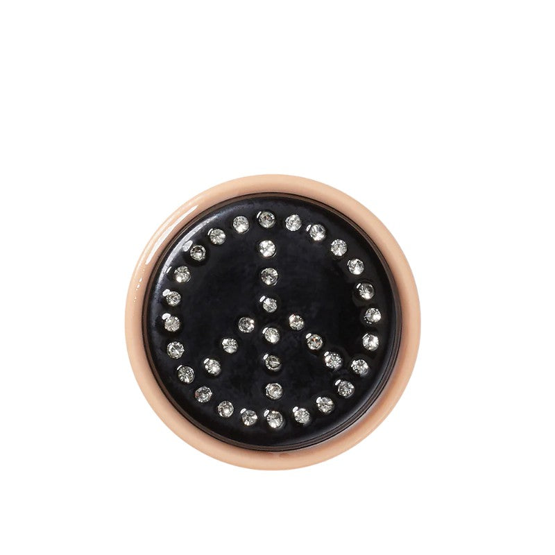 Charm Peace Sign Stud Crocs