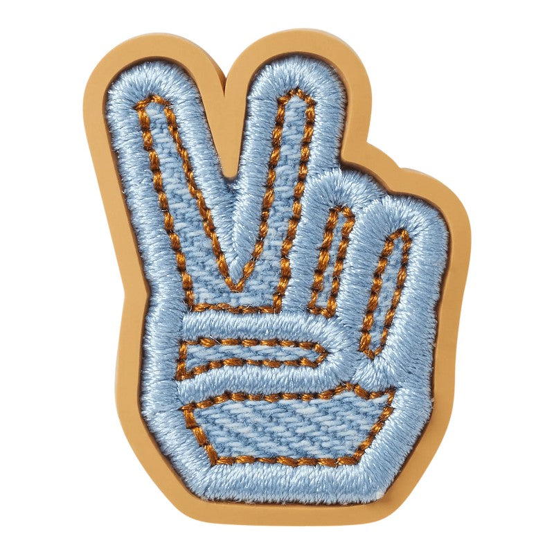 Accesorio Jibbitz Crocs Denim Peace Sign