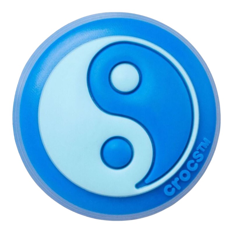 Jibbitz Crocs Yin Yang azul