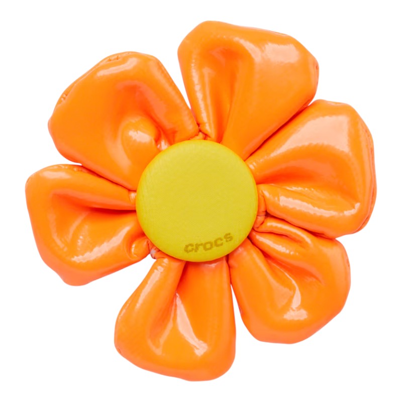 Accesorio Jibbitz Crocs flor naranja oversized