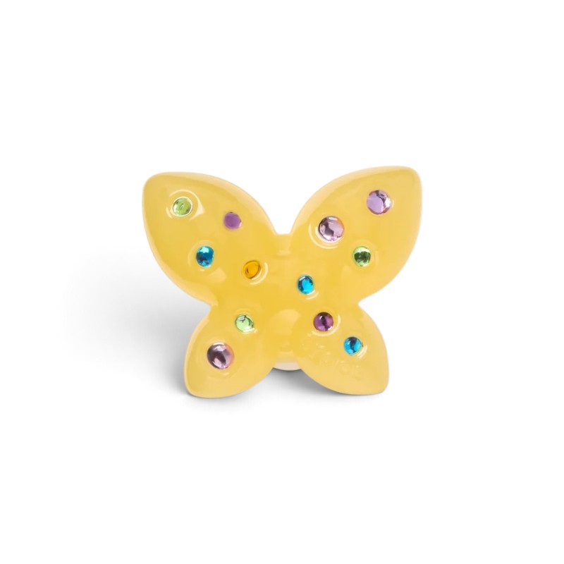 Jibbitz Dainty Gem Yellow Butterfly Crocs
