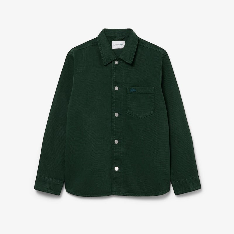 Camisa de jean overshirt fit Lacoste para caballero