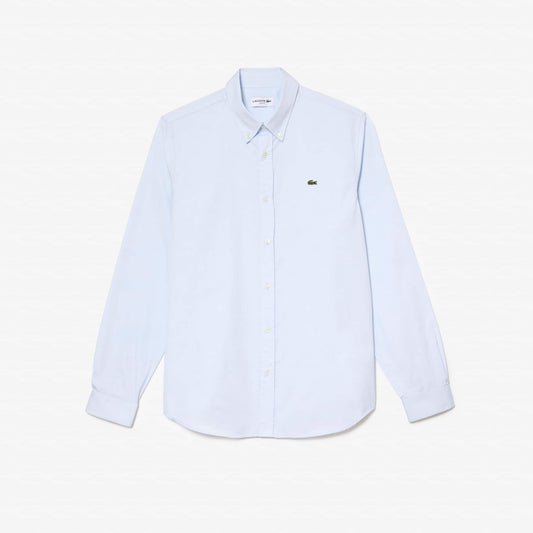 Camisa Lacoste slim fit de algodón premium