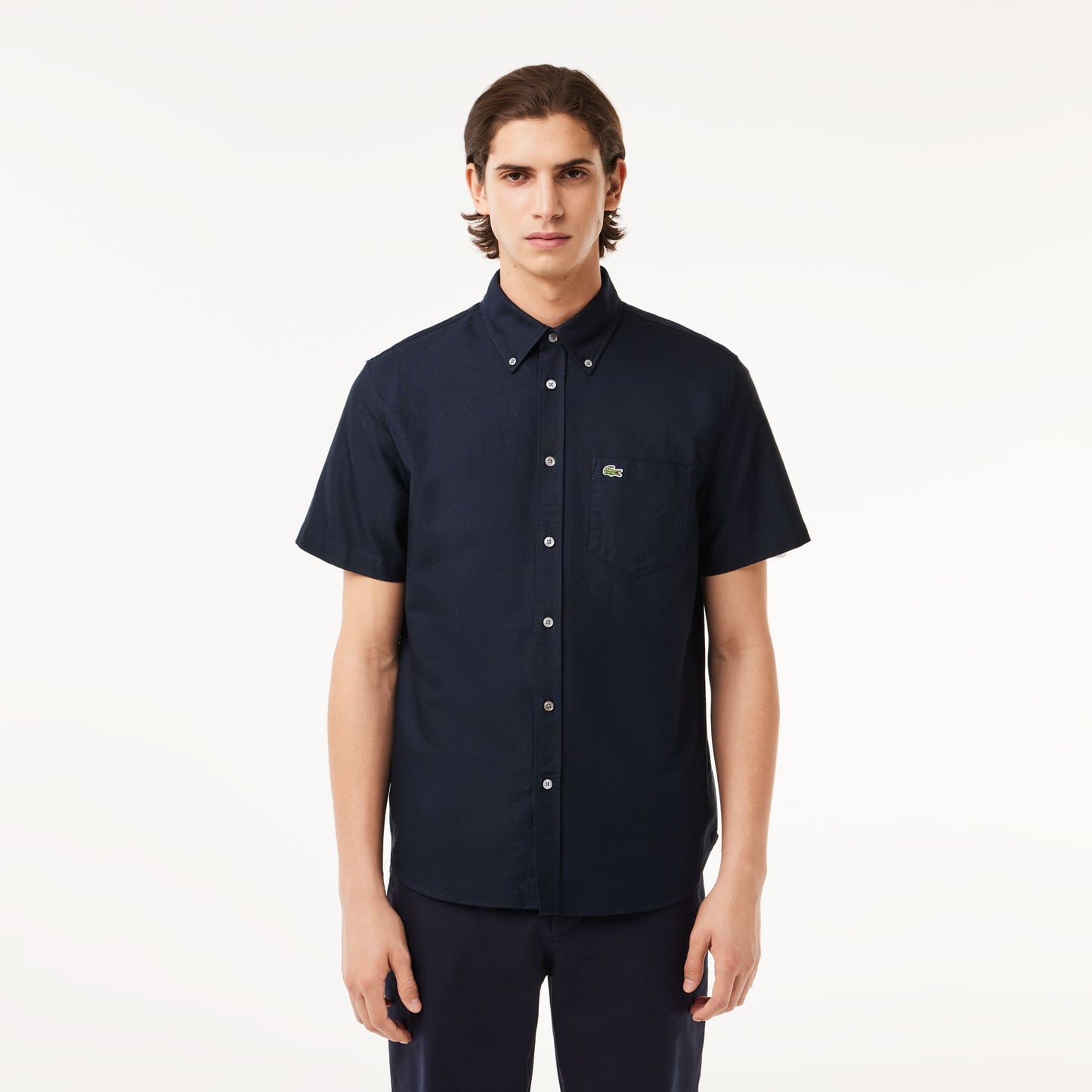 Camisa Lacoste regular fit de manga corta