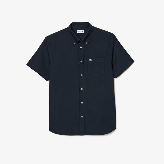 Camisa Lacoste regular fit de manga corta