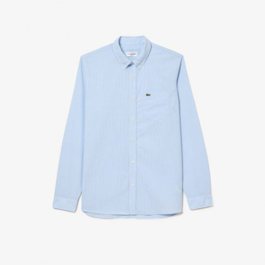 Camisa cuadriculada regular fit manga larga Lacoste