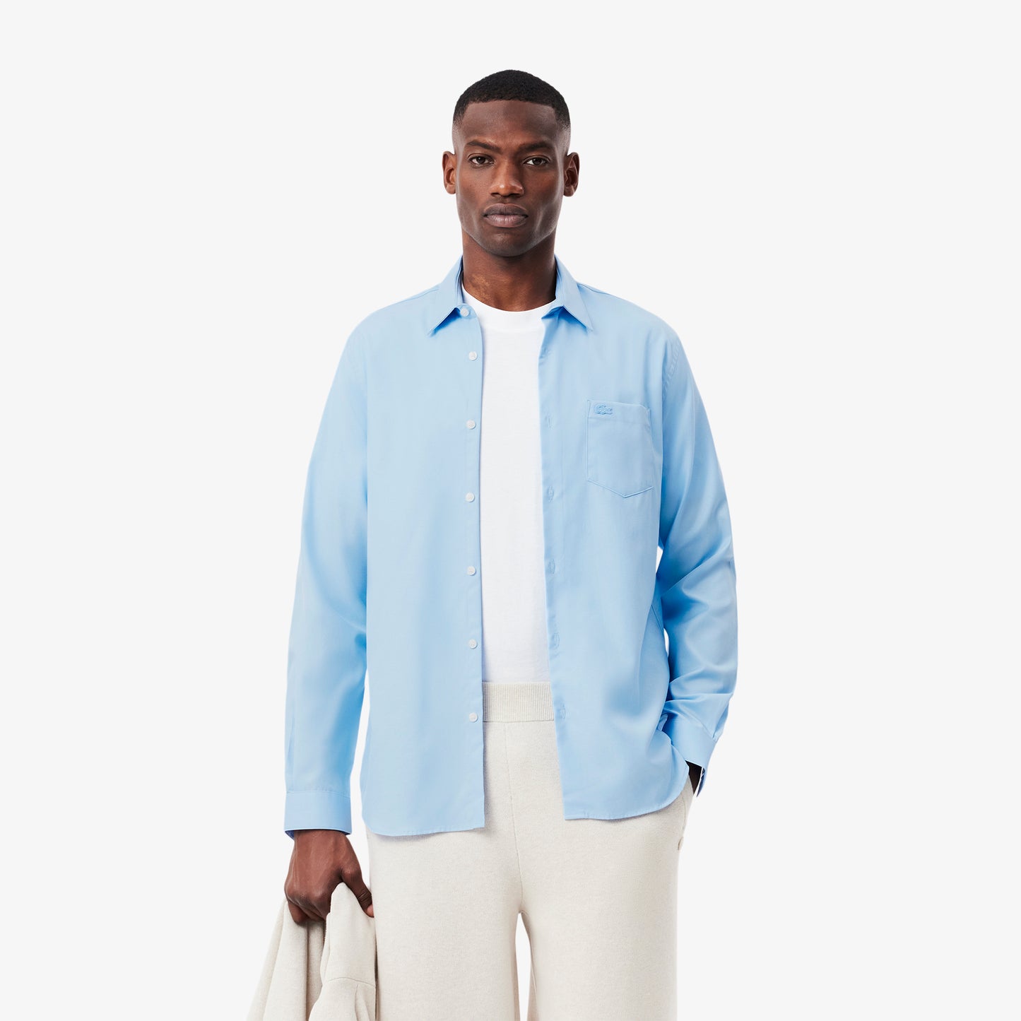 Camisa Lacoste regular fit en algodón