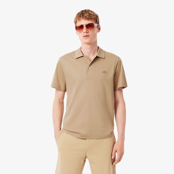 Camiseta tipo polo Lacoste de jersey liso