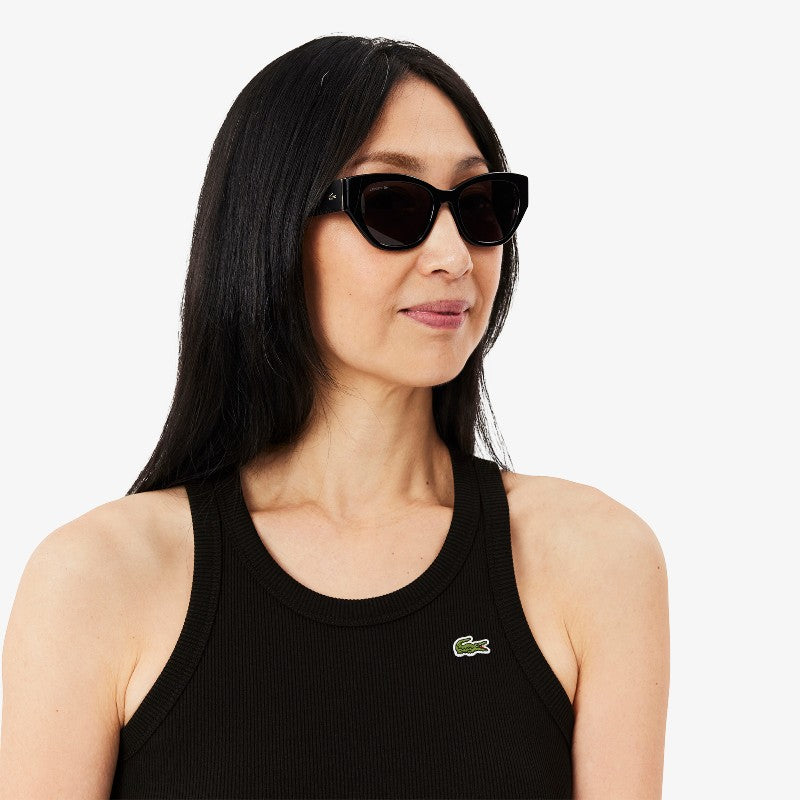 Vestido liso sin mangas slim fit Lacoste