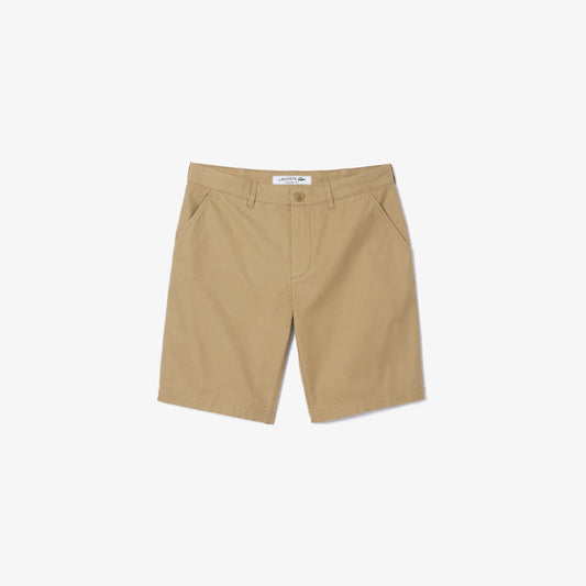 Bermuda Lacoste de gabardina de algodón