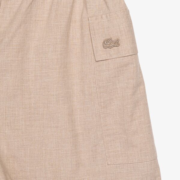 Short Lacoste de estilo under flame