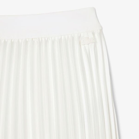 Falda twill con tablas Lacoste