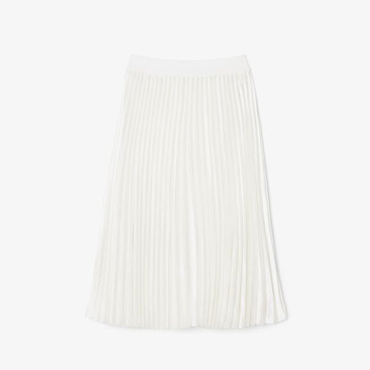 Falda twill con tablas Lacoste