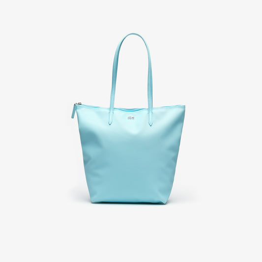 Bolso tote pequeño Lacoste con cremallera