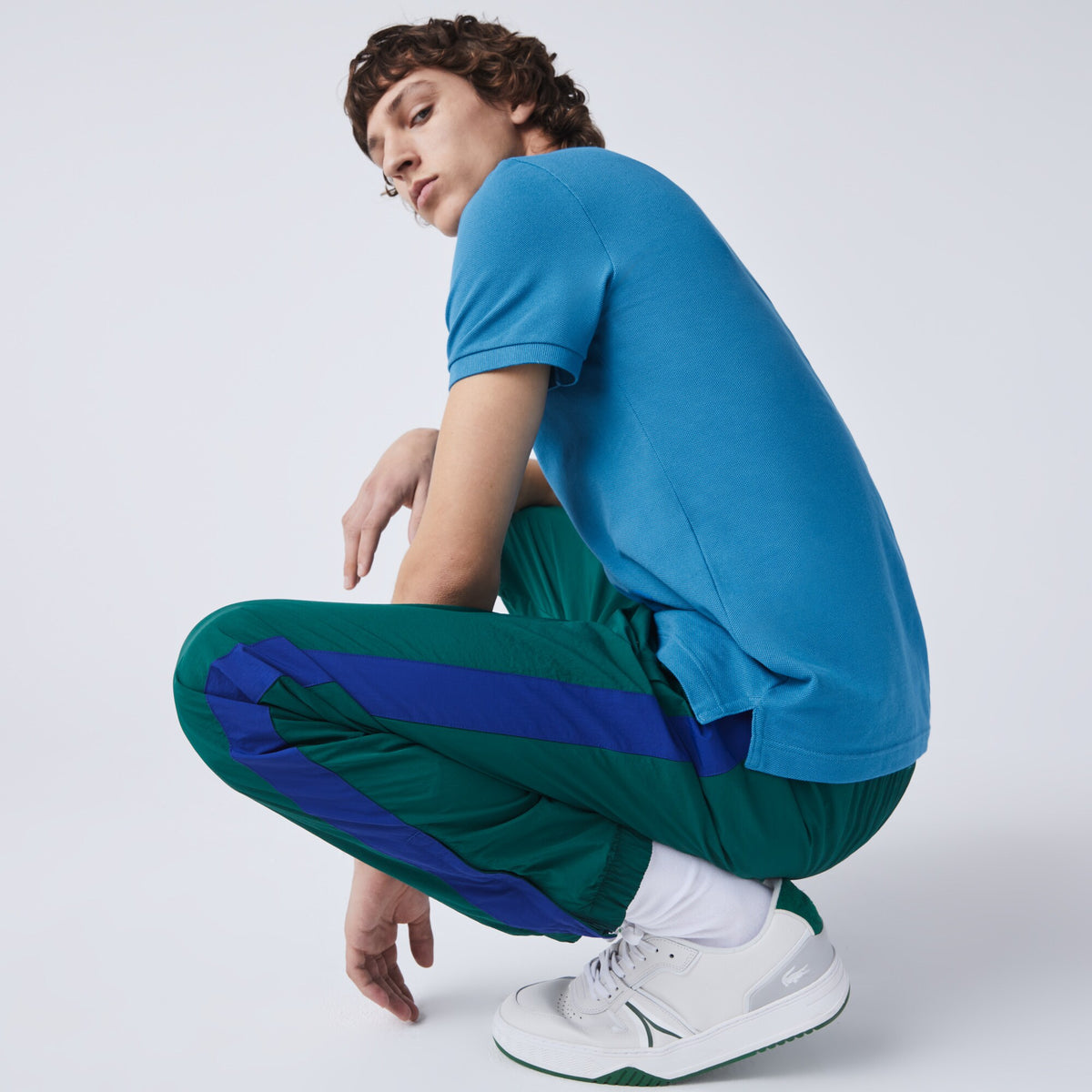 Suéter tipo polo Lacoste para caballero
