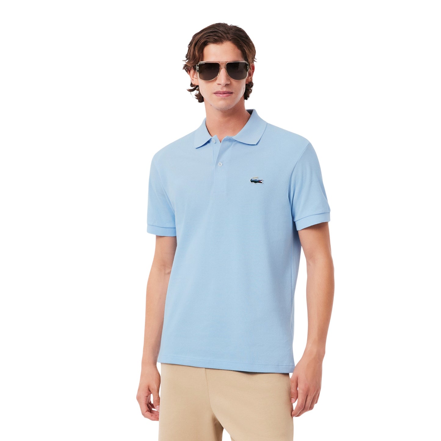 Suéter tipo polo Lacoste Classic Fit
