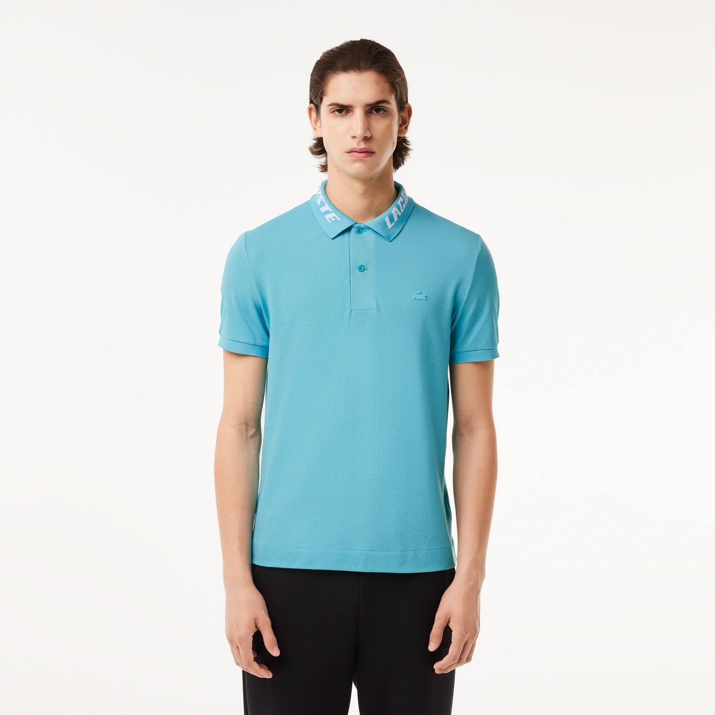Camiseta tipo polo Lacoste slim fit en piqué