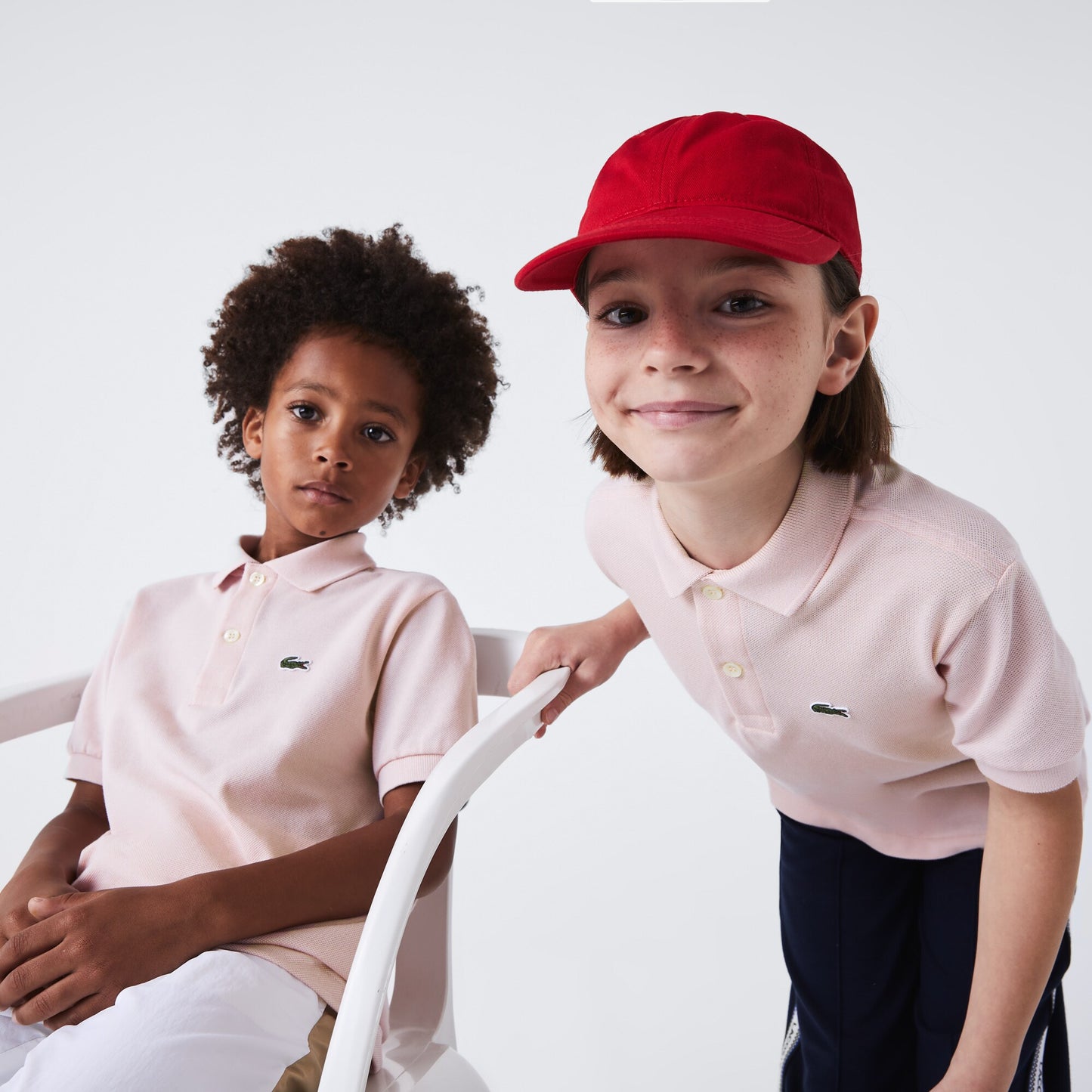 Camiseta tipo polo Lacoste para niños