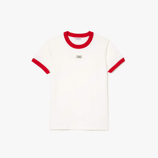 Suéter cuello redondo Lacoste para dama