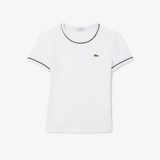 Camiseta tipo jersey Lacoste para dama