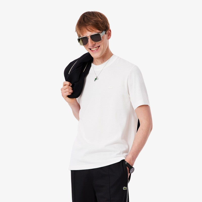 Camiseta tipo polo Lacoste Petit Piqué cuello redondo