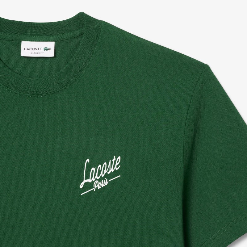 Remera de algodón cuello redondo Lacoste