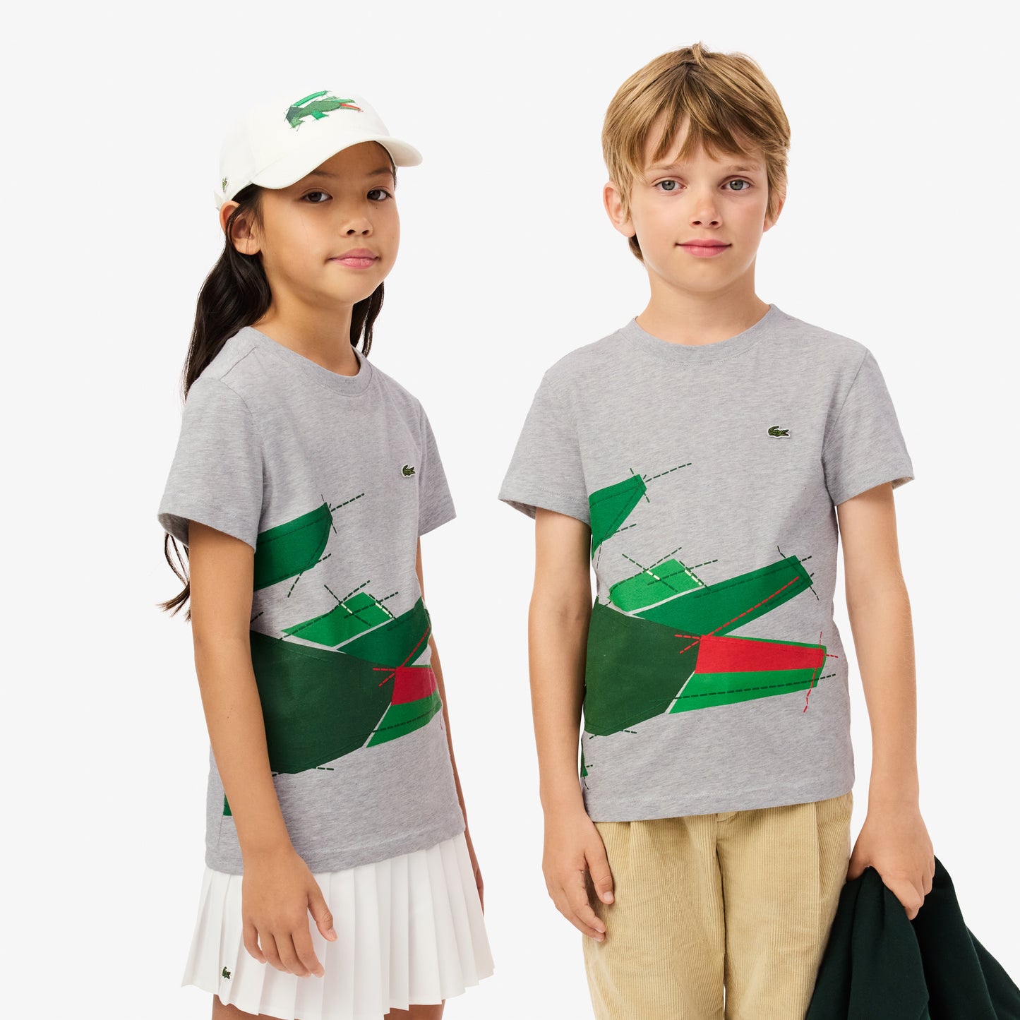 T-shirt cuello redondo Lacoste para niños