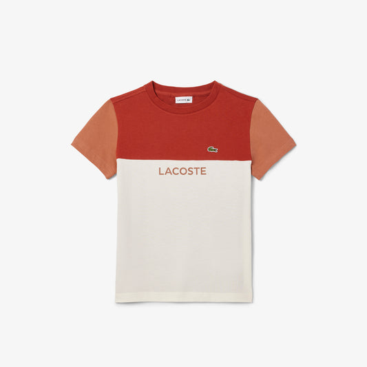 T-shirt cuello redondo Lacoste para niños