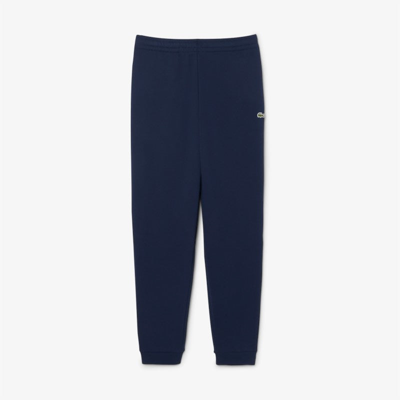 Pantalón french terry liso con puños Lacoste