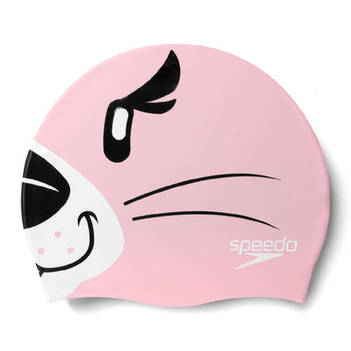 Printed character cap gorros de natacion unisex