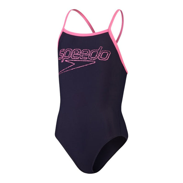 Logo tsrp msbk navy/pi vestido de bano para nina