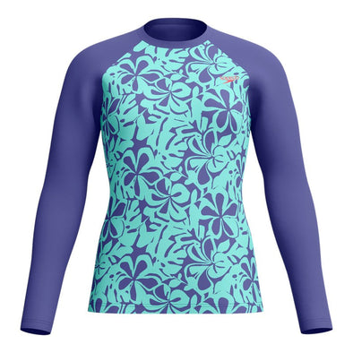 Womens printed long sleev banador