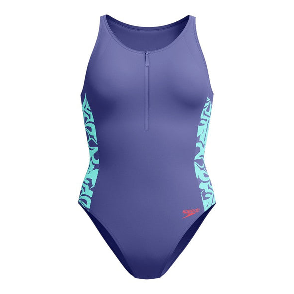 Womens panel hydrasuit vestido de bano
