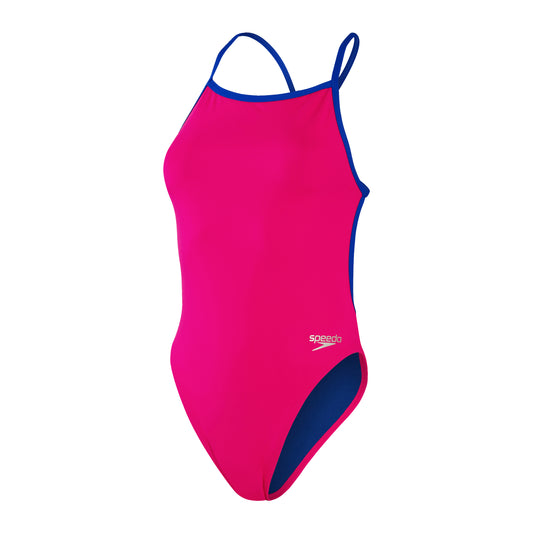 Vestido de baño Speedo Solid Vback para dama