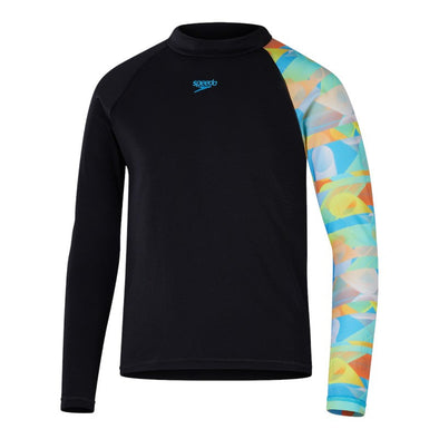 Prnt ls rash top jm black banador