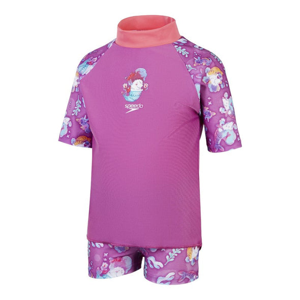 Digi pt ss rash top set i vestido bano