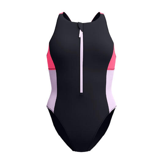 Vestido de baño Speedo Zip Colorblock 1 para dama