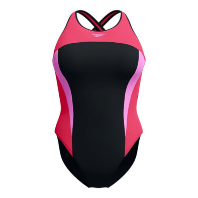 Womens high neck splice c vestido de bano