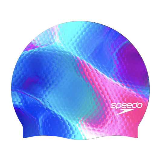 Printed silicone cap gorro para nadar