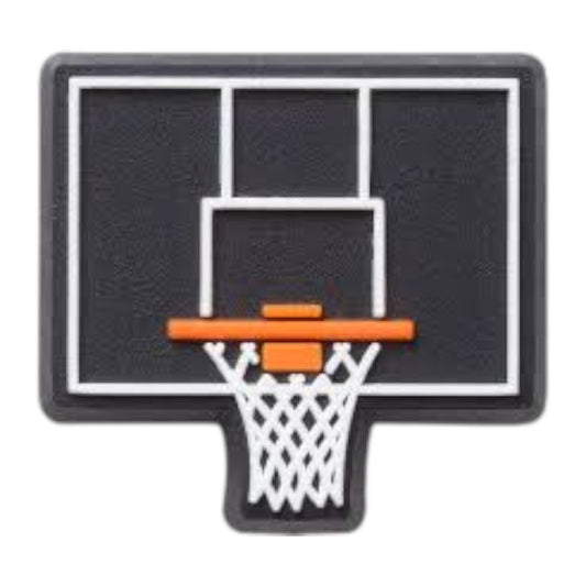 Jibbitz Black Basketball Backboard Crocs