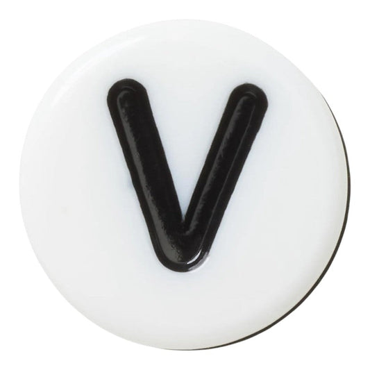 Tiny Friendship Letter V Jibbitz Crocs