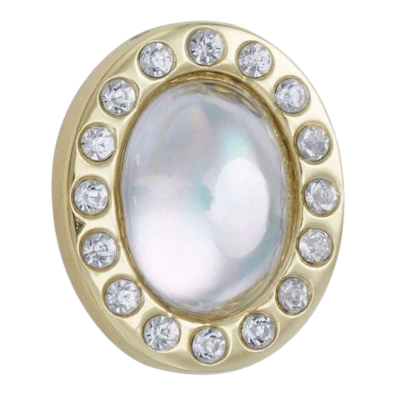Charm Jibbitz Tiny White Circle Gem Crocs