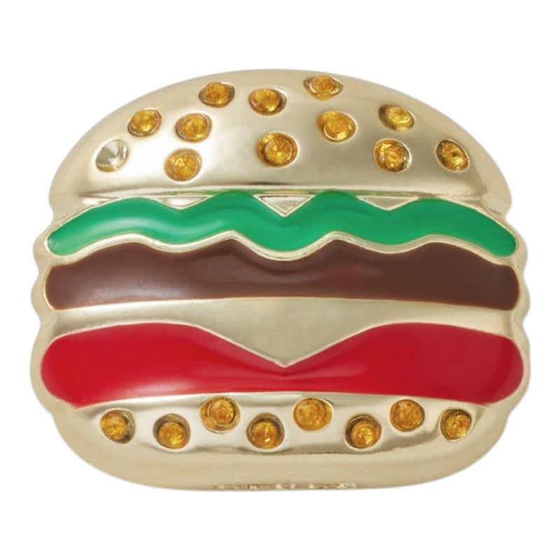 Jibbitz Gold Burger Crocs