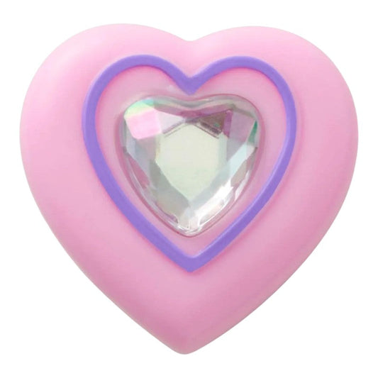 Jibbitz Pink Heart with Gem Crocs