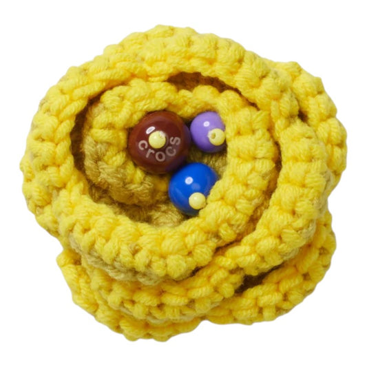 Accesorio Jibbitz floral tejido Crocs