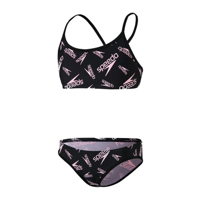 Allover tie 2pc vestido de bano para nina