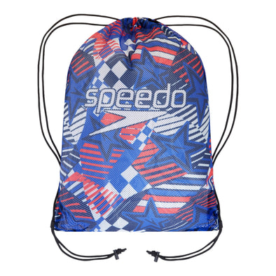 Printed mesh bag assorted mochila