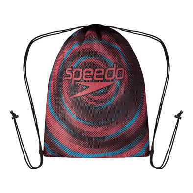 Printed mesh bag red/blue bolso deportivo