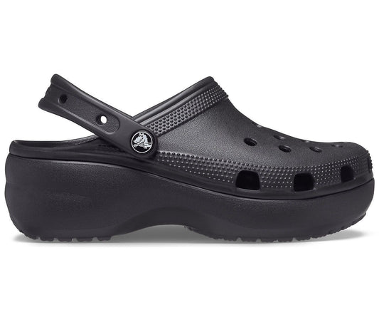 Sandalias Crocs Classic Platform Glitter Clog para dama