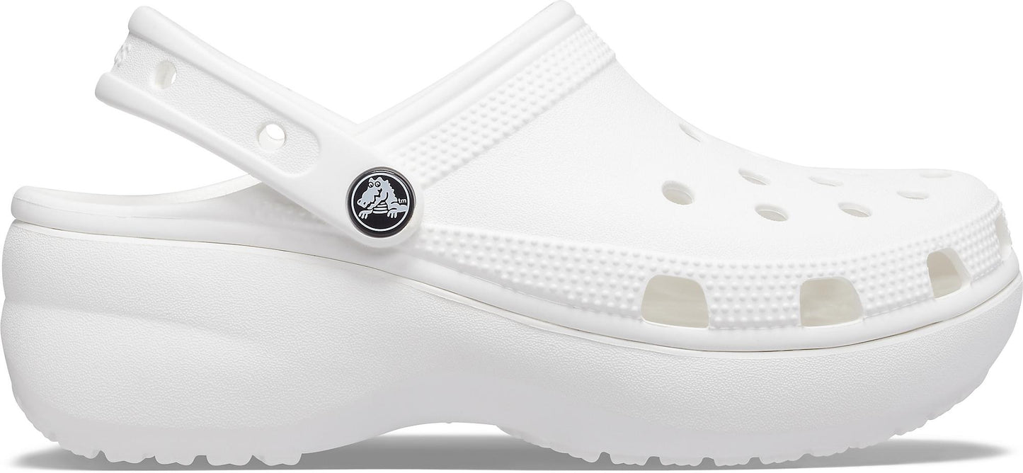 Sandalias Crocs Classic Platform Glitter Clog para dama